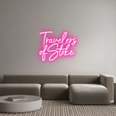Custom Neon: Travelers of... - VINTAGE SIGN