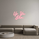 Custom Neon: Up Ya Bum - VINTAGE SIGN