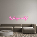 Custom Neon: Who’s your ca... - VINTAGE SIGN