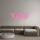 Custom Neon: XOXO - VINTAGE SIGN