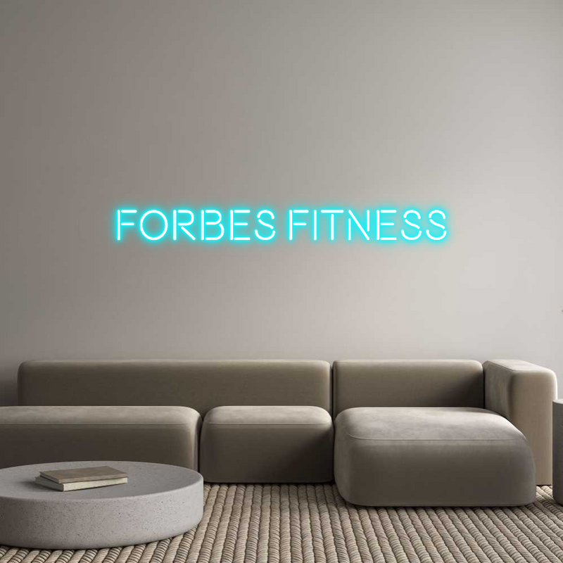 Custom Neon: Forbes Fitness