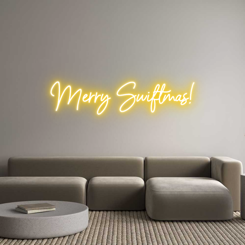 Custom Neon: Merry Swiftmas!