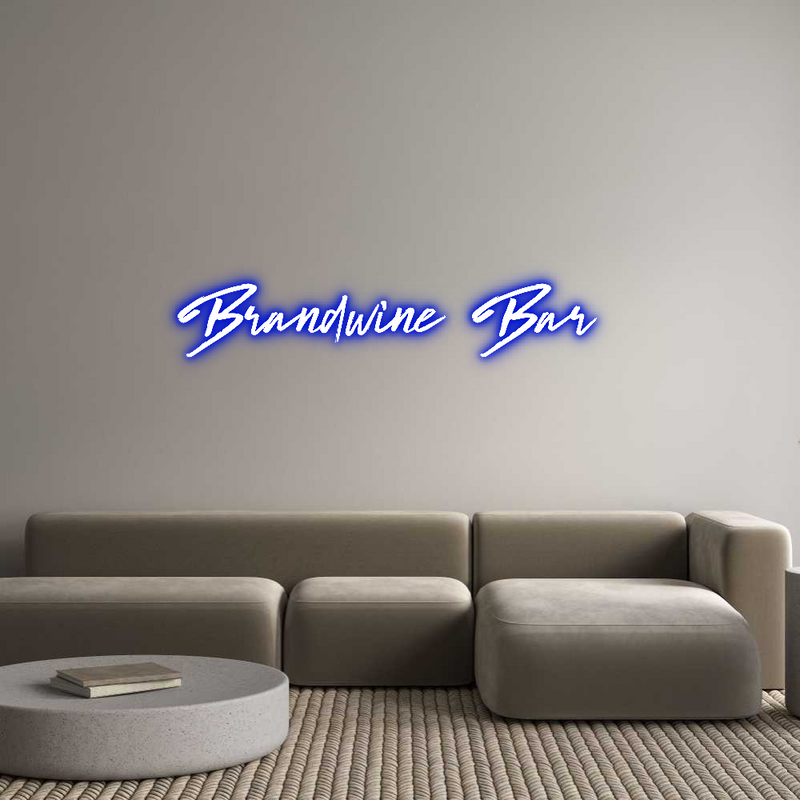 Custom Neon: Brandwine Bar