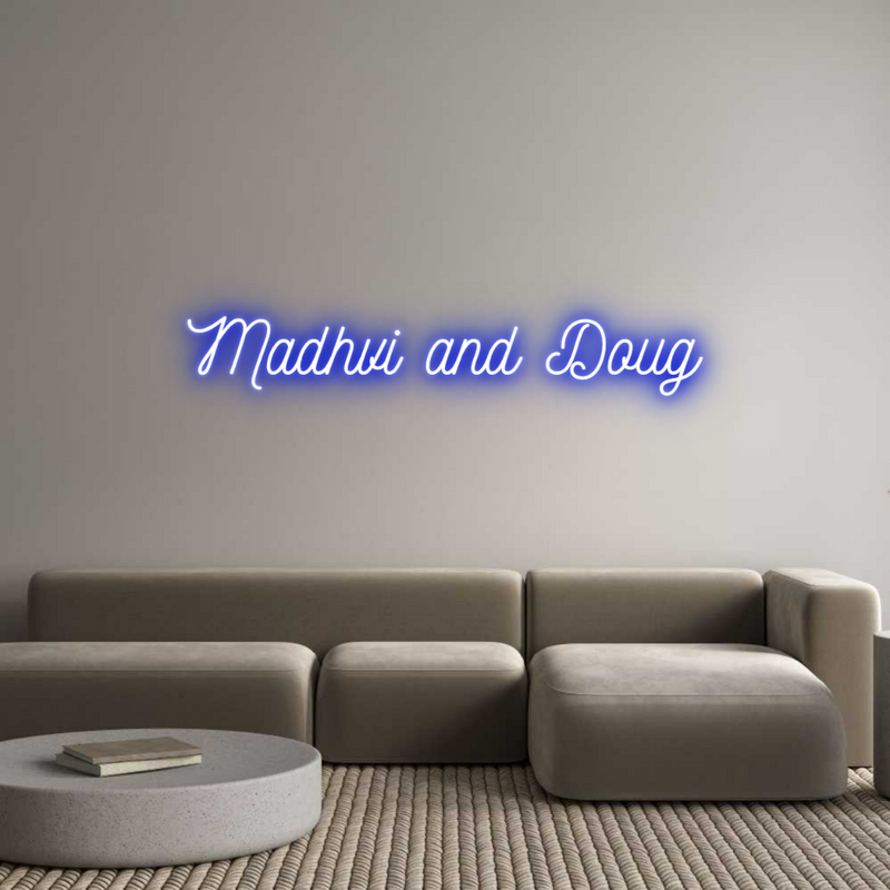 Custom Neon: Madhvi and Doug