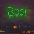 Distorted Boo Neon Sign, Custom Halloween Party Decorations, Halloween Gift - VINTAGE SIGN