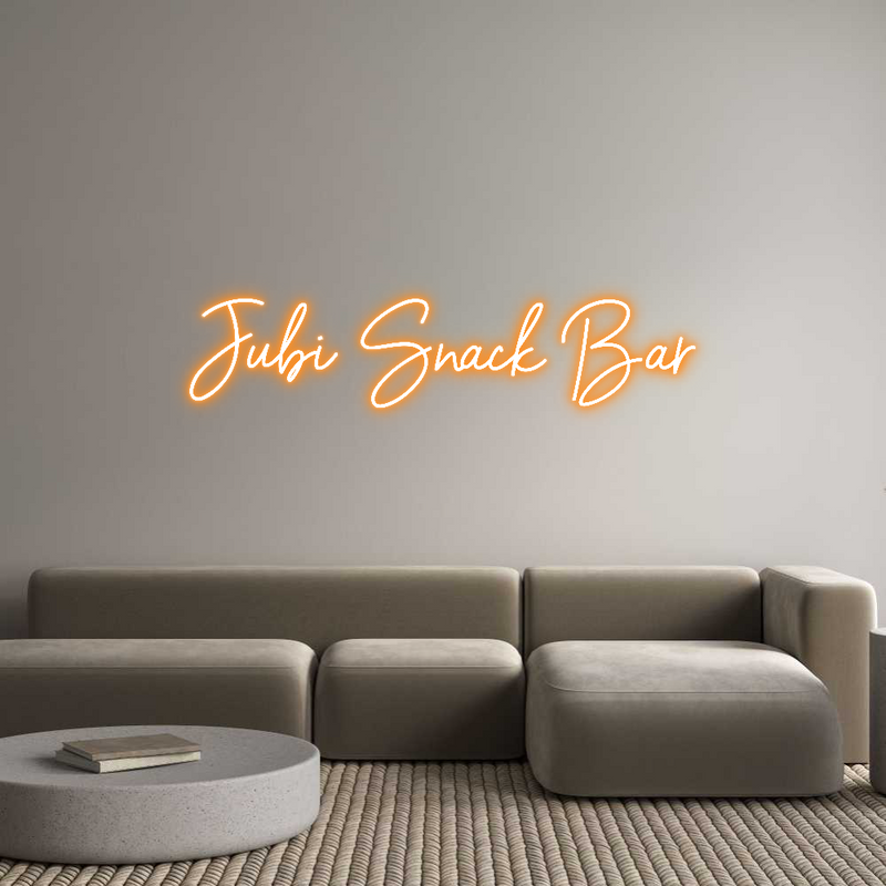 Custom Neon: Jubi Snack Bar