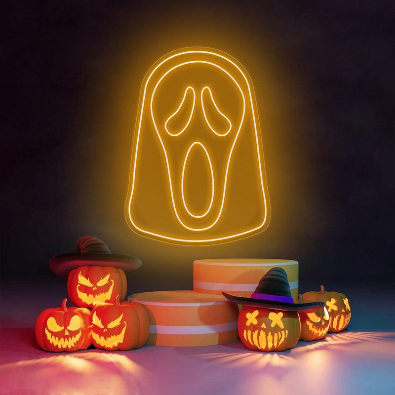 Ghost Neon Signs,Halloween Neon Light,Halloween Neon Sign,Halloween Decoration - VINTAGE SIGN