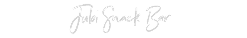 Custom Neon: Jubi Snack Bar