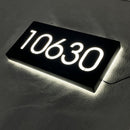 Custom House Number Light Box Address Signs - VINTAGE SIGN