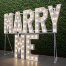 Custom Large LED Metal Marquee Letters,Battery Powered Marquee Numbers