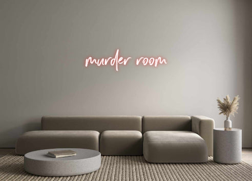 Custom Neon: murder room