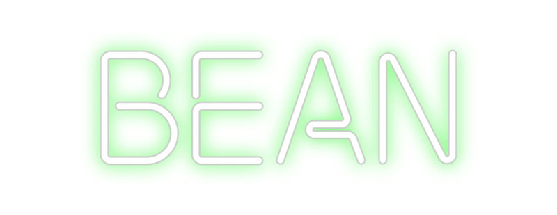 Custom Neon:  Bean