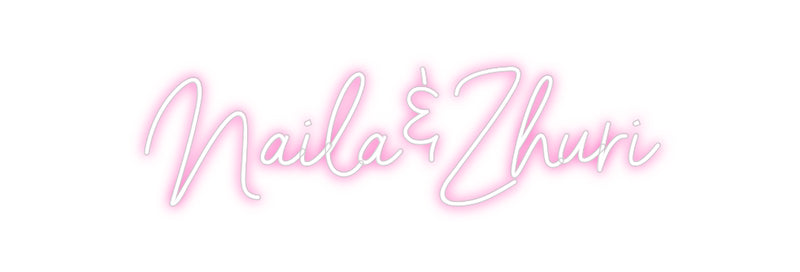 Custom Neon: Naila&Zhuri