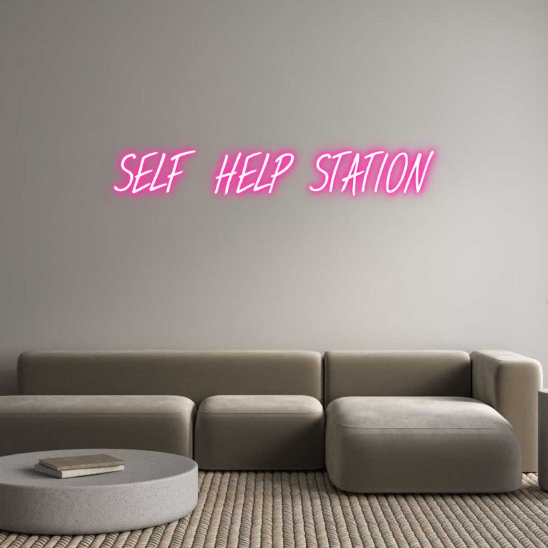 Custom Neon: Self Help Sta...