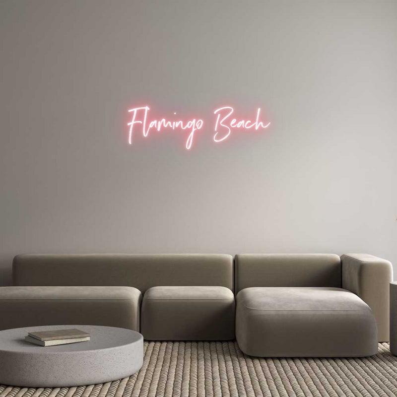 Custom Neon: Flamingo Beach