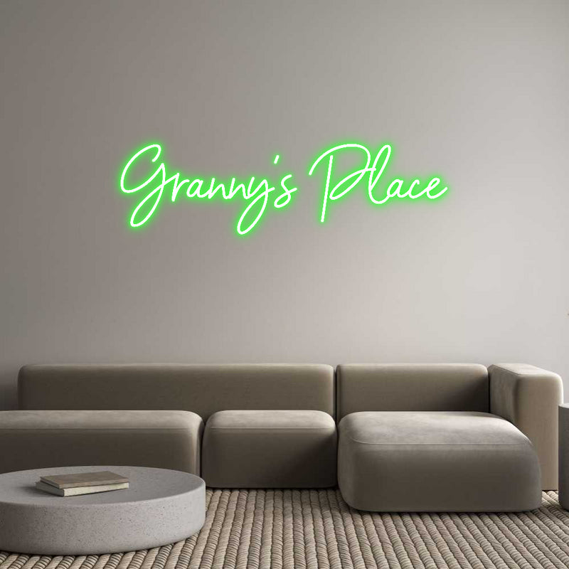 Custom Neon: Granny’s Place