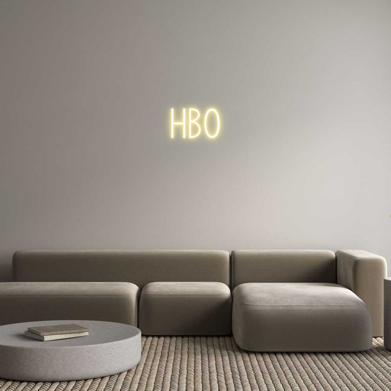 Custom Neon: HBO