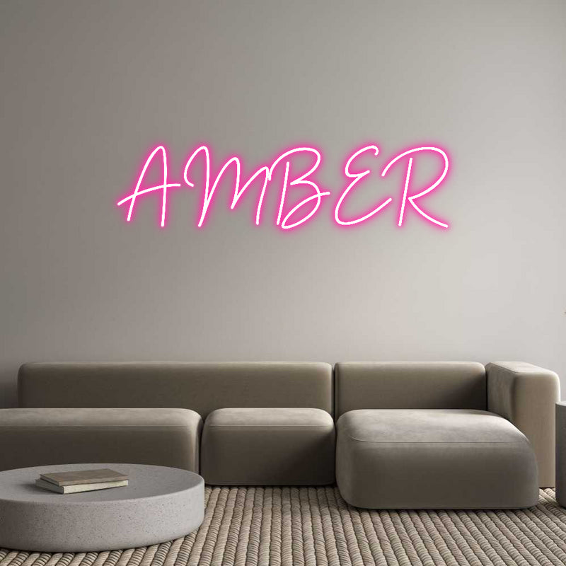 Custom Neon: AMBER