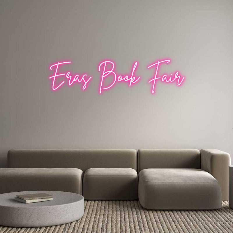 Custom Neon: Eras Book Fair