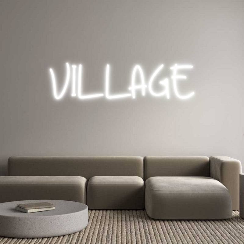 Custom Neon: VILLAGE