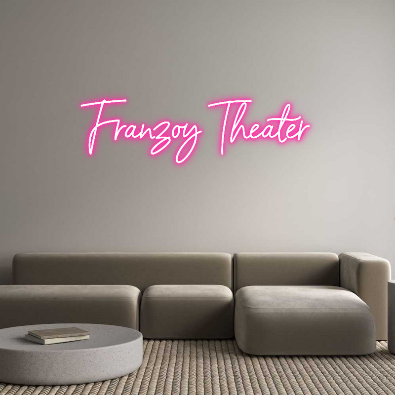 Custom Neon: Franzoy Theat...