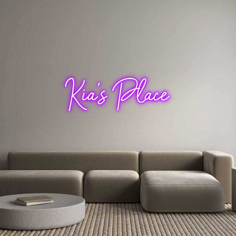 Custom Neon: Kia’s Place