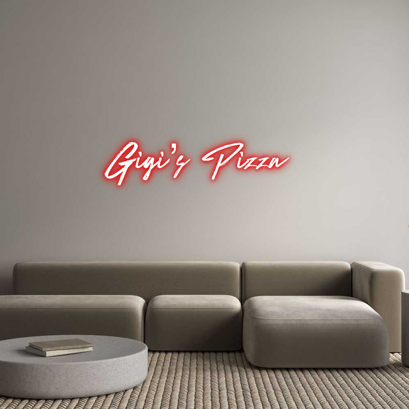 Custom Neon: Gigi’s Pizza