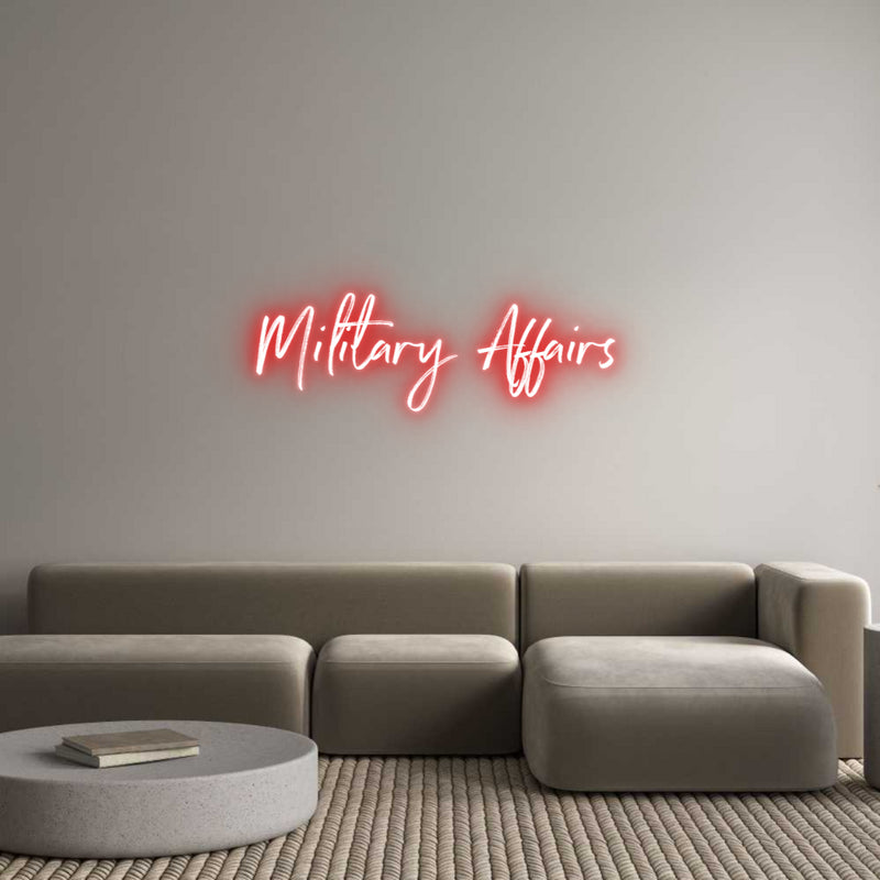 Custom Neon: Military Affa...