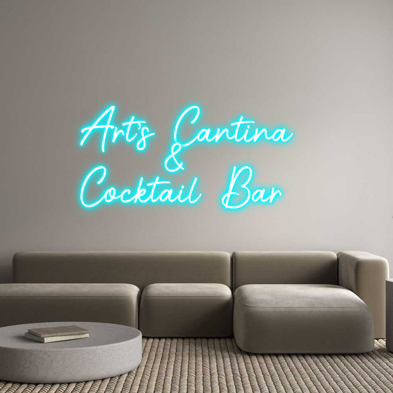 Custom Neon: Art’s Cantina...