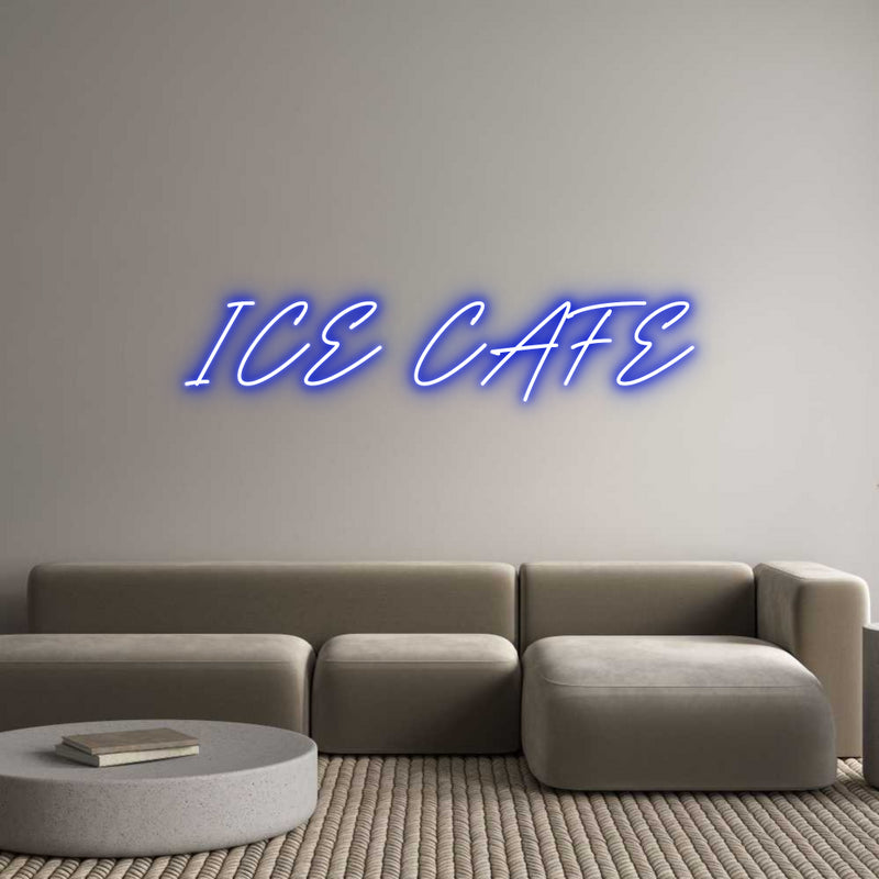 Custom Neon: ICE CAFE