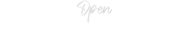 Custom Neon: Open