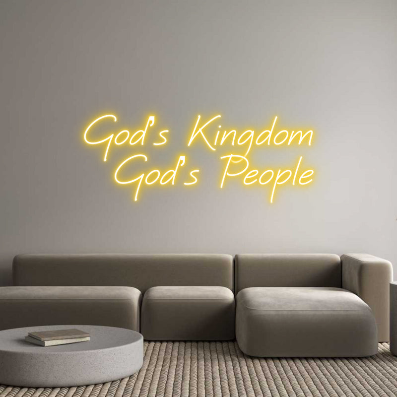 Custom Neon: God’s Kingdom...