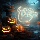 Halloween Ghost Neon Sign, Custom Halloween Neon Sign, Led Neon Light Sign, Party Event Front Door Yard Decor,Home Room Wall Decoration - VINTAGE SIGN