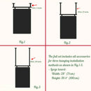 Magnetic Wall Mounted Chalkboard Menu Board – Custom Logo Option | Durable Metal Frame Hanging Cafe Price List Sign for Restaurant & Bistro Decor (Large & Regular Sizes, Black/White)