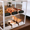 Commercial Acrylic Pastry Display Case | Metal Framed Countertop Bakery Cabinet for Coffee Shop