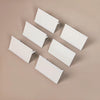 Mini Acrylic Price Tag Holders for Bakery Display with Blank Cards