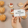 Mini Acrylic Price Tag Holders for Bakery Display with Blank Cards