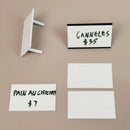 Mini Acrylic Price Tag Holders for Bakery Display with Blank Cards