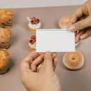 Mini Acrylic Price Tag Holders for Bakery Display with Blank Cards