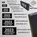 Custom House Number Light Box Address Signs - VINTAGE SIGN