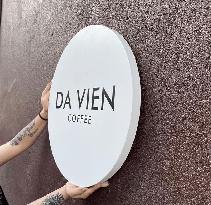 Round Wall - Mounted Signs - VINTAGE SIGN