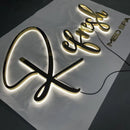 Solar Powered LED Backlit House Number Signs - VINTAGE SIGN