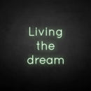 'Living the dream' neon sign - VINTAGE SIGN
