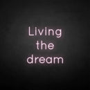 'Living the dream' neon sign - VINTAGE SIGN