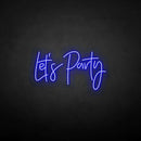 'Let's Party' neon sign - VINTAGE SIGN