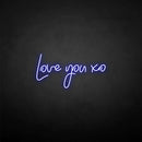 'Love you xo' neon sign - VINTAGE SIGN