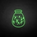 'wishing bottle' neon sign - VINTAGE SIGN