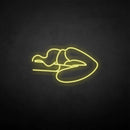 'Cigerrate and lip' neon sign - VINTAGE SIGN