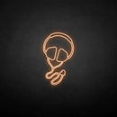 'Headset' neon sign - VINTAGE SIGN