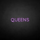 'QUEENS' neon sign - VINTAGE SIGN